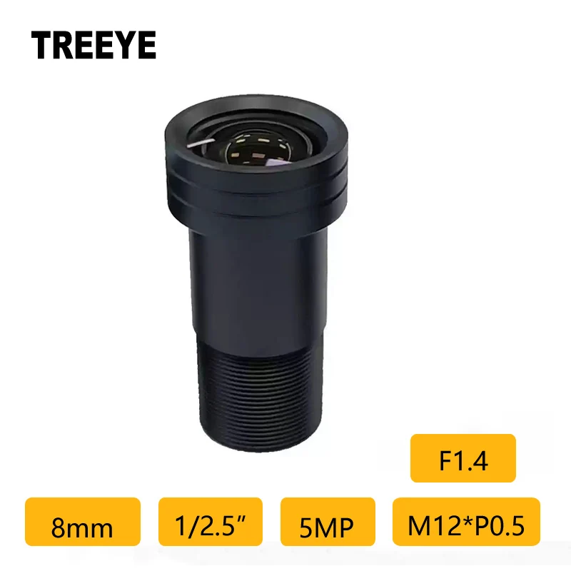 F1.4 Starlight 8mm Lens 1/2.5“ CCTV Lens HD 5.0Megapixel M12 Lens CCTV Camera Security Cameras Drones Sports Camera Lens
F1.4 Starlight 8mm Lens 1/2.5“ CCTV Lens HD 5.0Megapixel M12 Lens CCTV Camera Security Cameras Drones Sports Camera Lens