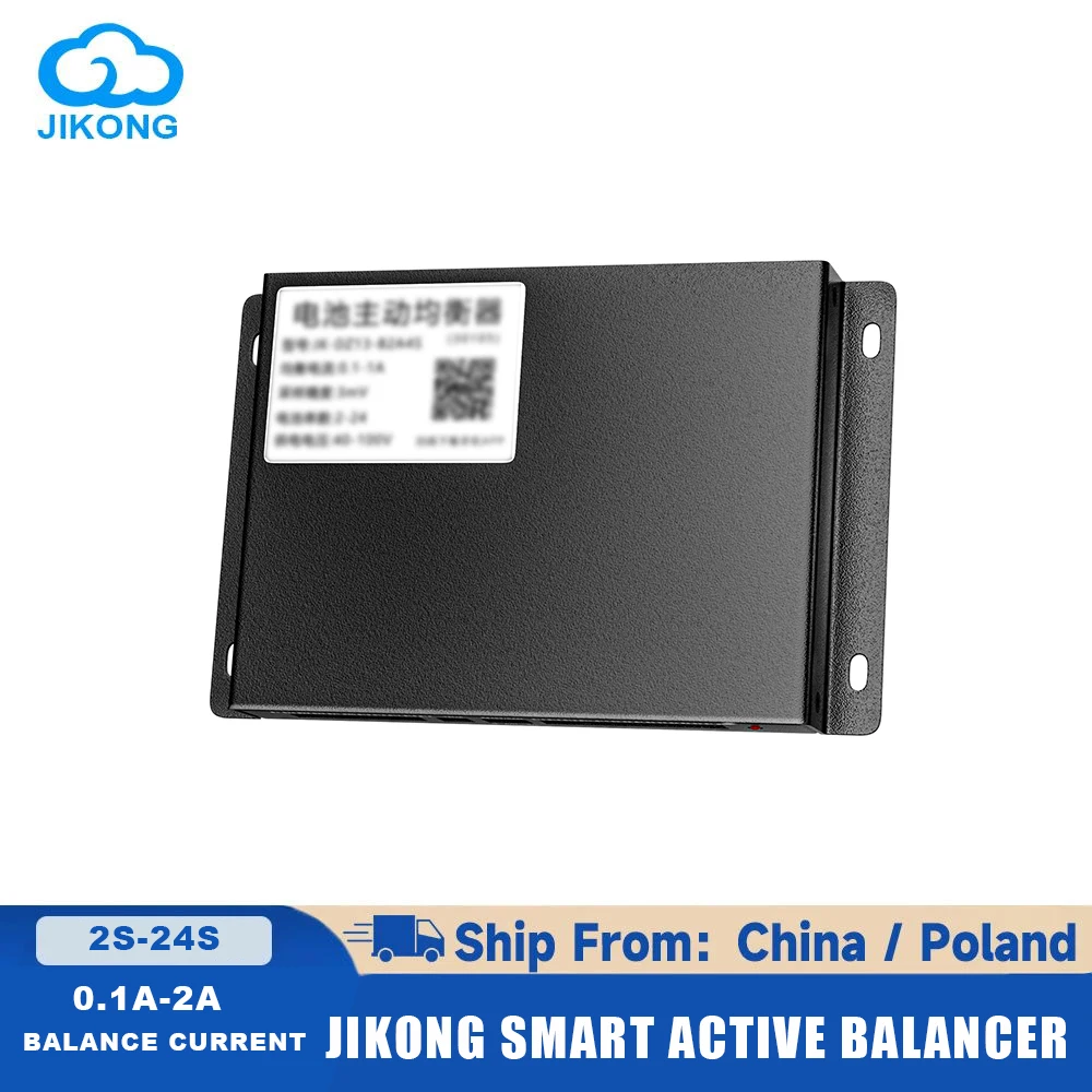 JKBMS Smart Balancer 16S 24S 24V 48V 2A 1A Active Balance Current Equalizer with RS485 CAN BT APP Li-Ion Lifepo4 LTO Battery
JKBMS Smart Balancer 16S 24S 24V 48V 2A 1A Active Balance Current Equalizer with RS485 CAN BT APP Li-Ion Lifepo4 LTO Battery
