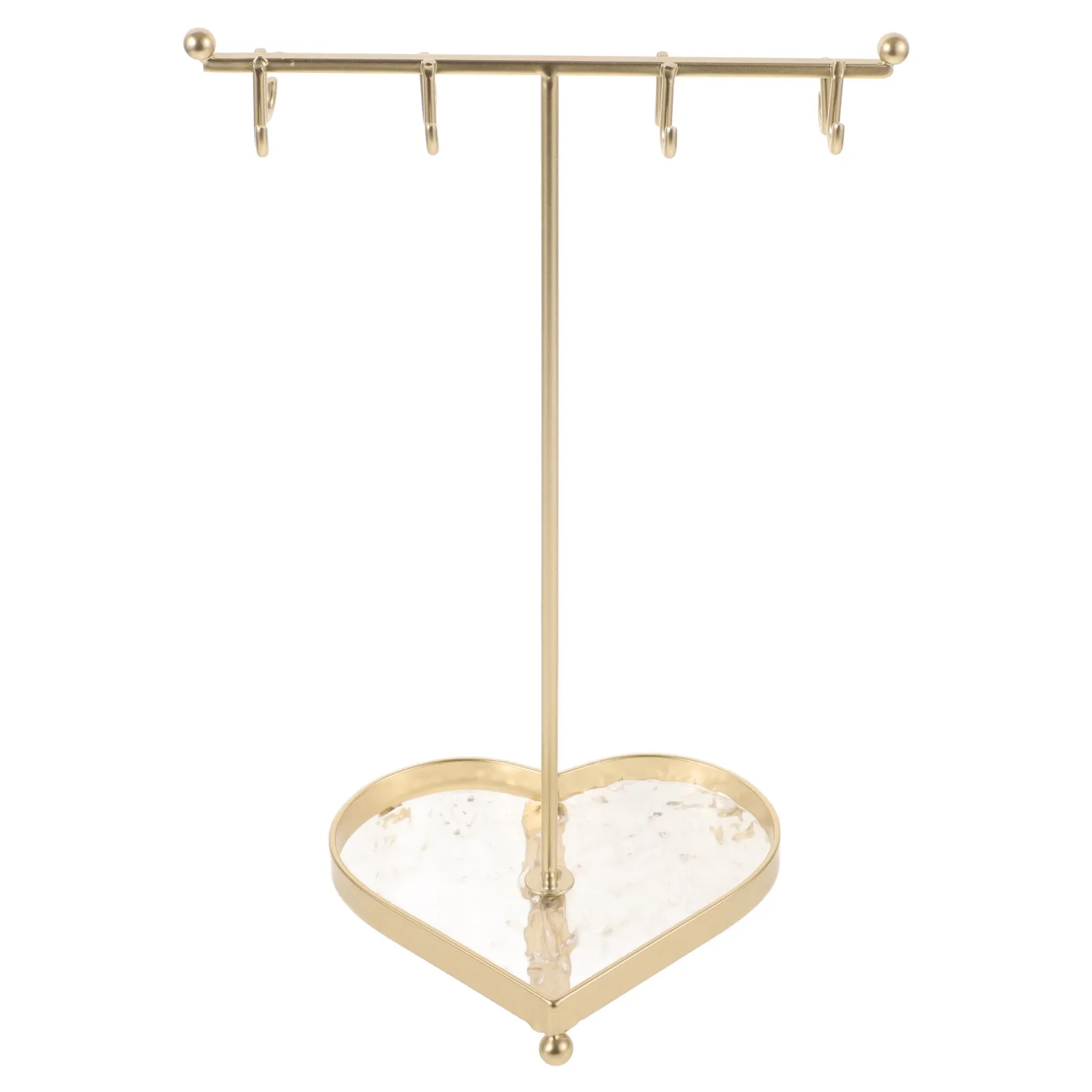 Heart Shaped Jewelry Stand Necklace Holder Display Rack Iron Material Gifts Wedding Valentine Anniversaries Bracelet Storage
Heart Shaped Jewelry Stand Necklace Holder Display Rack Iron Material Gifts Wedding Valentine Anniversaries Bracelet Storage