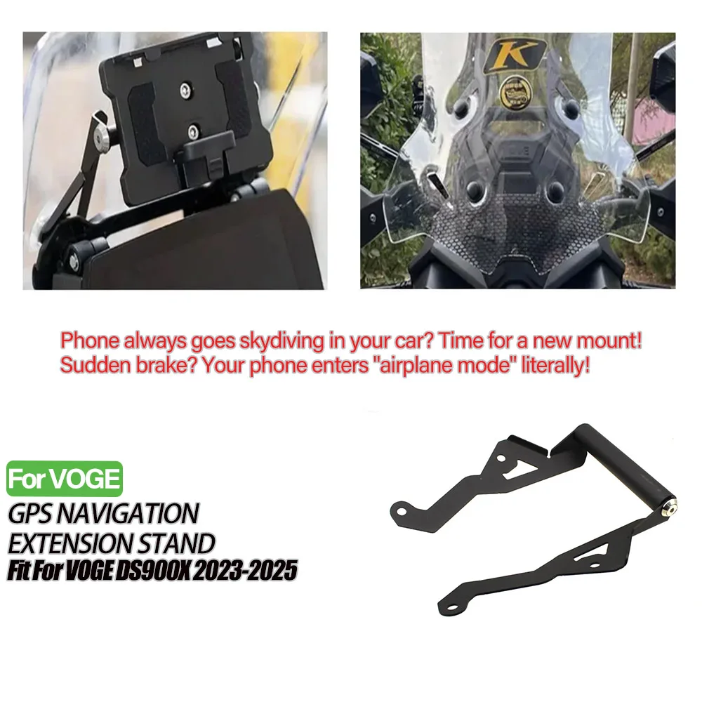 Navigation Bracket GPS Navigation Extension Bar Mobile Phone Bracket Holder Motorcycle For VOGE DS900X 900DS DS 900 X 2023 2024-
Navigation Bracket GPS Navigation Extension Bar Mobile Phone Bracket Holder Motorcycle For VOGE DS900X 900DS DS 900 X 2023 2024-