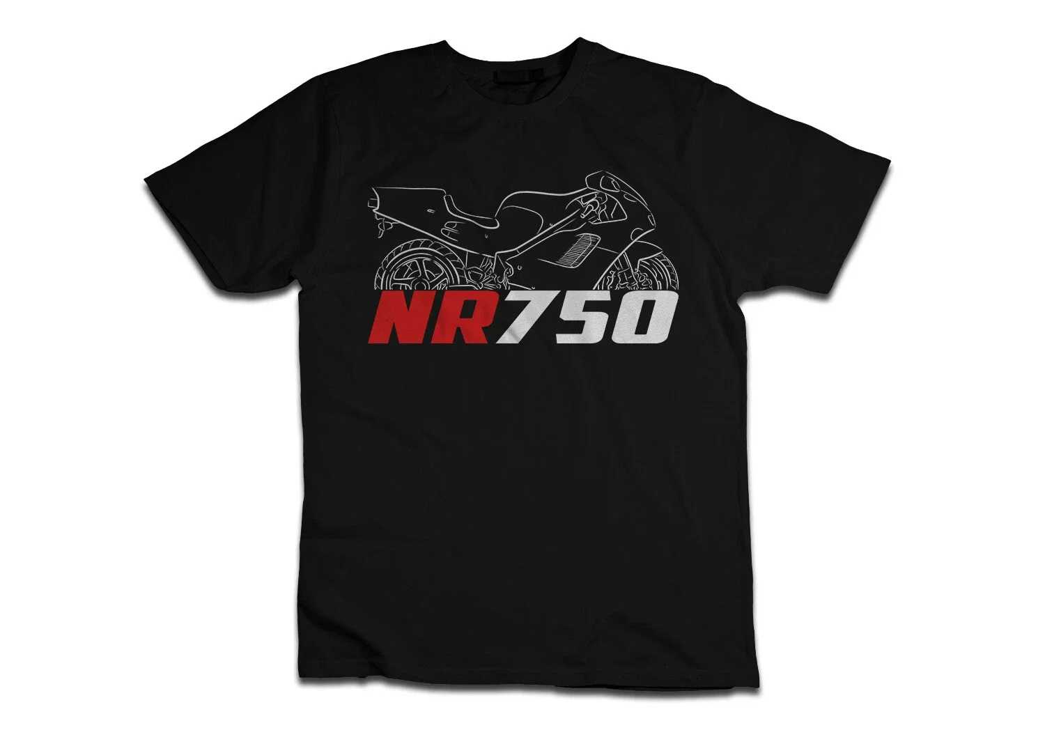 NR750 1992 Motorcycle T shirt Graphic Casual Summer Short Sleeves 100% Cotton Cool Tee
NR750 1992 Motorcycle T shirt Graphic Casual Summer Short Sleeves 100% Cotton Cool Tee