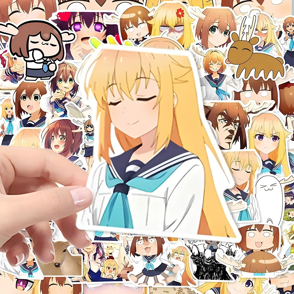 10/30/50pcs Funny Anime My Deer Friend Nokotan Stickers Girl Shikanoko Cartoon Sticker for Luggage Helmet Cute Graffiti Decals
10/30/50pcs Funny Anime My Deer Friend Nokotan Stickers Girl Shikanoko Cartoon Sticker for Luggage Helmet Cute Graffiti Decals