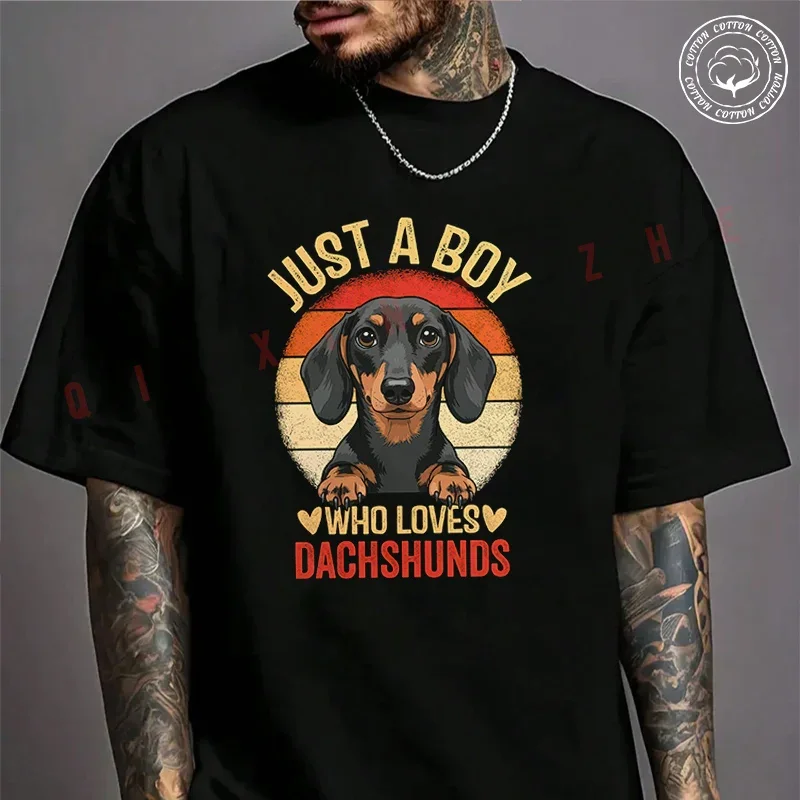 New Motorbike Cotton T-Shirt Dachshund Lover Graphic Motorcycle Tshirt Adventure Casual Summer Short Sleeve Round Neck Tee
New Motorbike Cotton T-Shirt Dachshund Lover Graphic Motorcycle Tshirt Adventure Casual Summer Short Sleeve Round Neck Tee