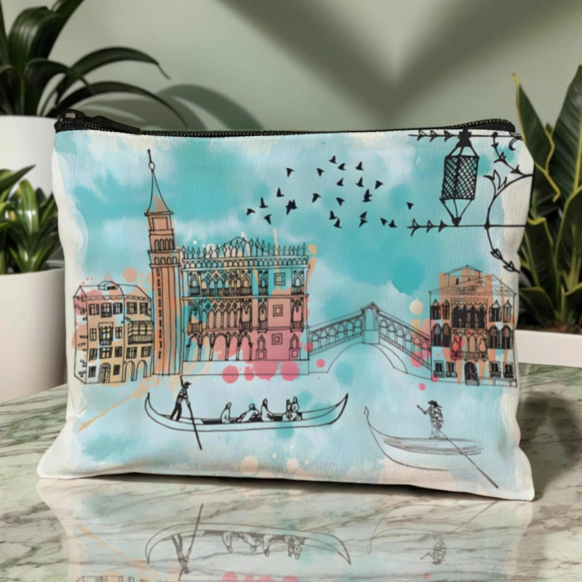 Венеция акварельный художественный холст женская косметичка портативная дорожная косметичка на молнии легкий женский кошелек для монет
Венеция акварельный художественный холст женская косметичка портативная дорожная косметичка на молнии легкий женский кошелек для монет