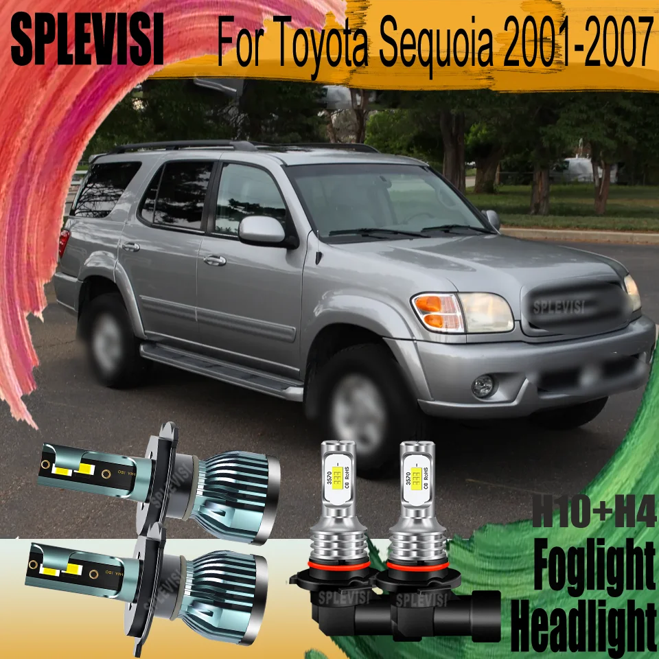 LED Lifespan 60000hrs Durable Construction H4/9003 H10/9145 Headlight Fog For Toyota Sequoia 2001 2002 2003 2004 2005 2006 2007
LED Lifespan 60000hrs Durable Construction H4/9003 H10/9145 Headlight Fog For Toyota Sequoia 2001 2002 2003 2004 2005 2006 2007