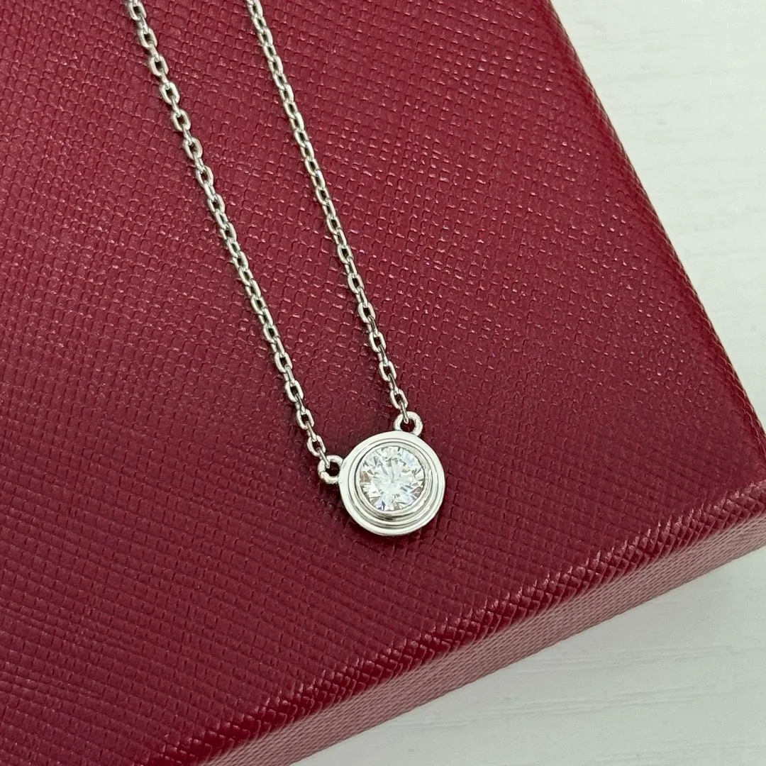 Fine S925 Sterling Silver Round Diamond 5A Zircon Earrings Necklace Woman Top Quality Jewelry
Fine S925 Sterling Silver Round Diamond 5A Zircon Earrings Necklace Woman Top Quality Jewelry