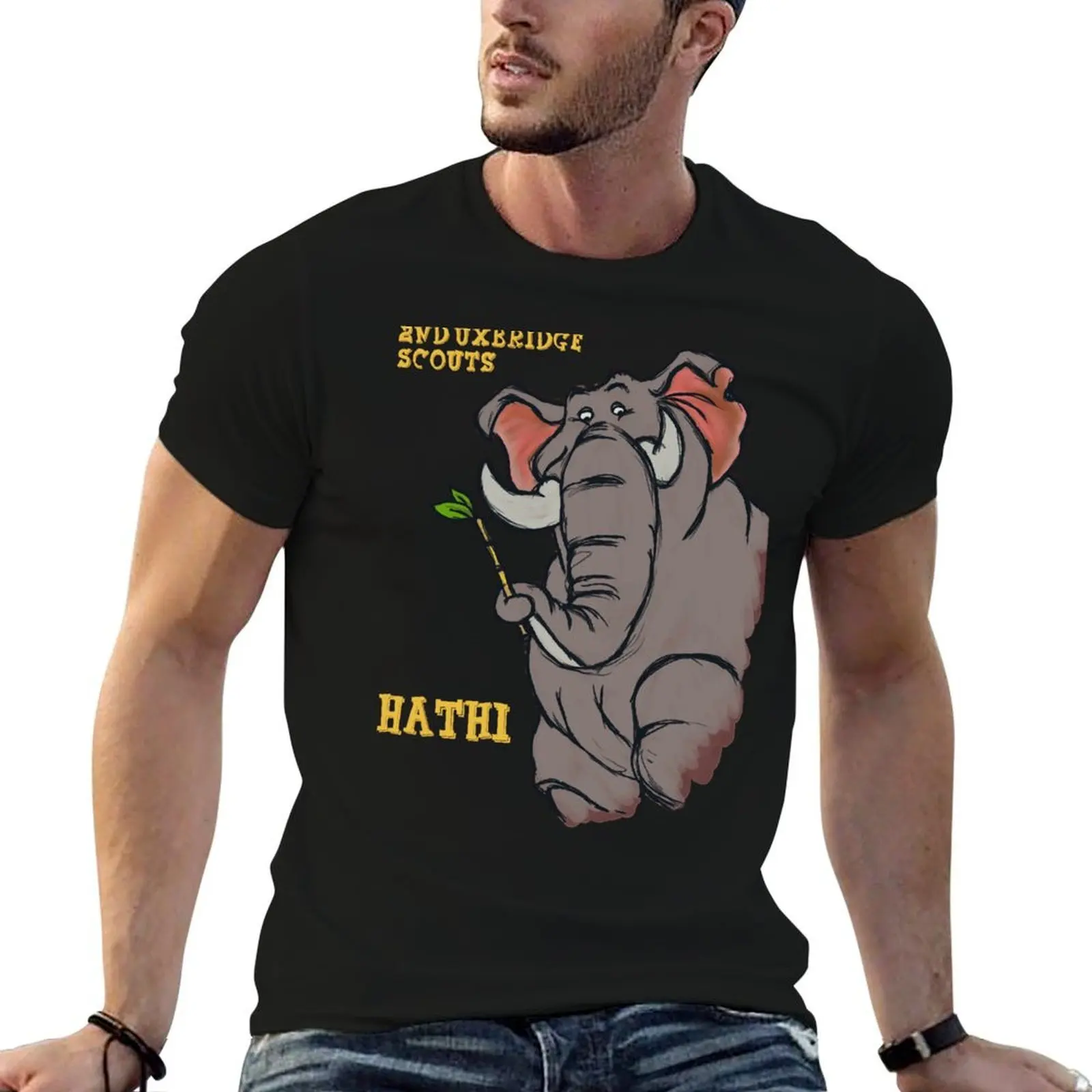 Hathi (Uxbridge Scouts) T-Shirt man t shirts for men cotton t shirt man T-Shirt
Hathi (Uxbridge Scouts) T-Shirt man t shirts for men cotton t shirt man T-Shirt