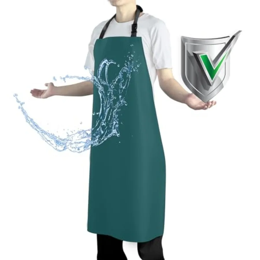 Waterproof Apron with Comfortable Adjustable Bib Rubber Vinyl Dishwasher Heavy Duty Apron for Men Women Dishwashing
Waterproof Apron with Comfortable Adjustable Bib Rubber Vinyl Dishwasher Heavy Duty Apron for Men Women Dishwashing