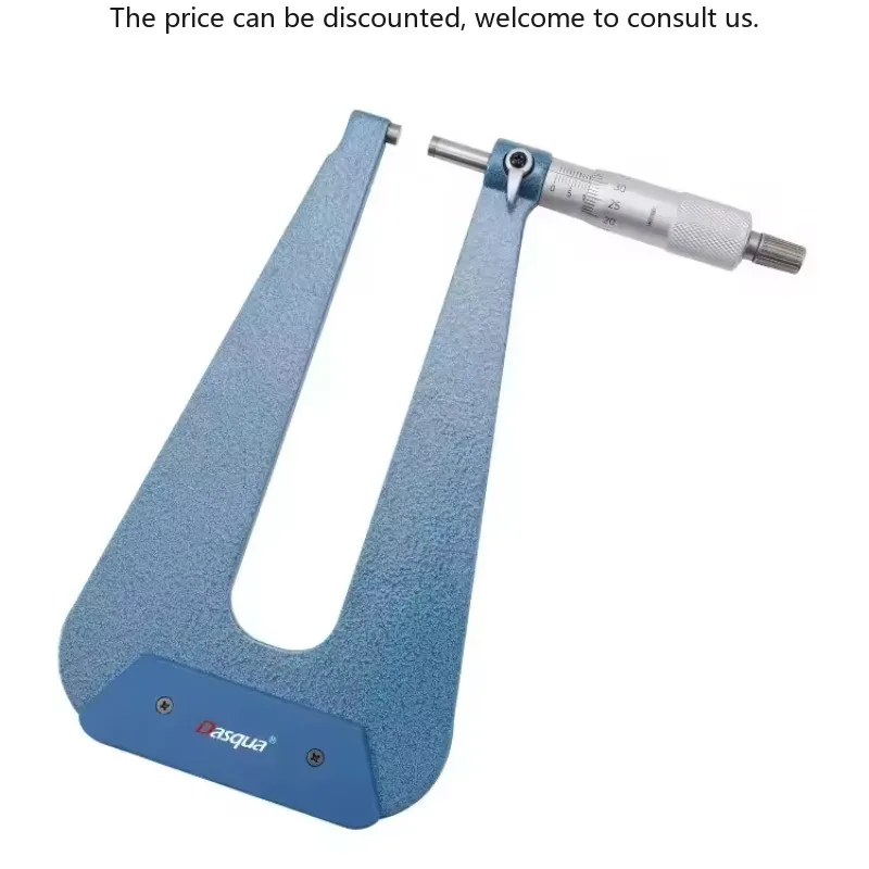 Dasqua 0-25mm Special Deep Throat Micrometer Spherical Tube Sheet 0.006mm High Accuracy
Dasqua 0-25mm Special Deep Throat Micrometer Spherical Tube Sheet 0.006mm High Accuracy
