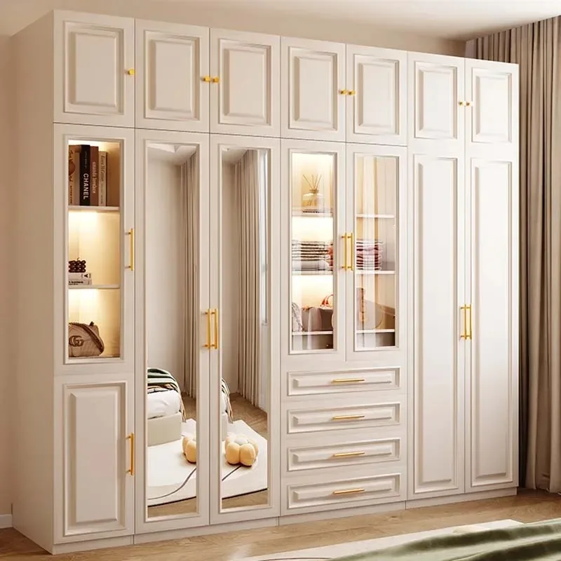 Luxury Glass Adults Wardrobe Closet Wood Modern Multiple Purpose Bedroom Wardrobes Organizer Clothes Guarda Roupas Furniture
Luxury Glass Adults Wardrobe Closet Wood Modern Multiple Purpose Bedroom Wardrobes Organizer Clothes Guarda Roupas Furniture