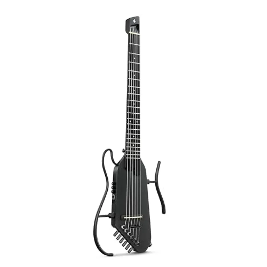 Electric Nylon String Guitar for Travel: Headless Design, Portable Quiet Practice Guitar Kit with Earphone, Built-in Tuner, Det
Electric Nylon String Guitar for Travel: Headless Design, Portable Quiet Practice Guitar Kit with Earphone, Built-in Tuner, Det