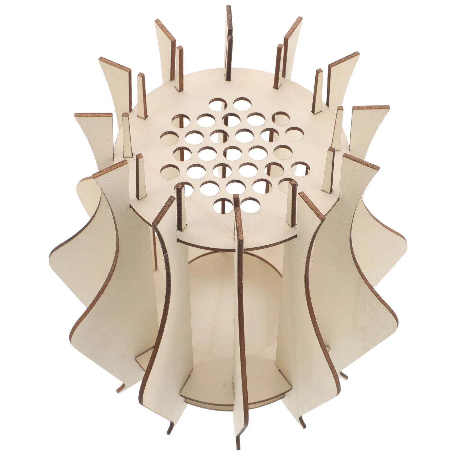 Wooden Puzzle Flower Vase Flower Arrangement Display Stand for Placing Bouquet Rustic Wood Craft Vase for Decorating Homes
Wooden Puzzle Flower Vase Flower Arrangement Display Stand for Placing Bouquet Rustic Wood Craft Vase for Decorating Homes