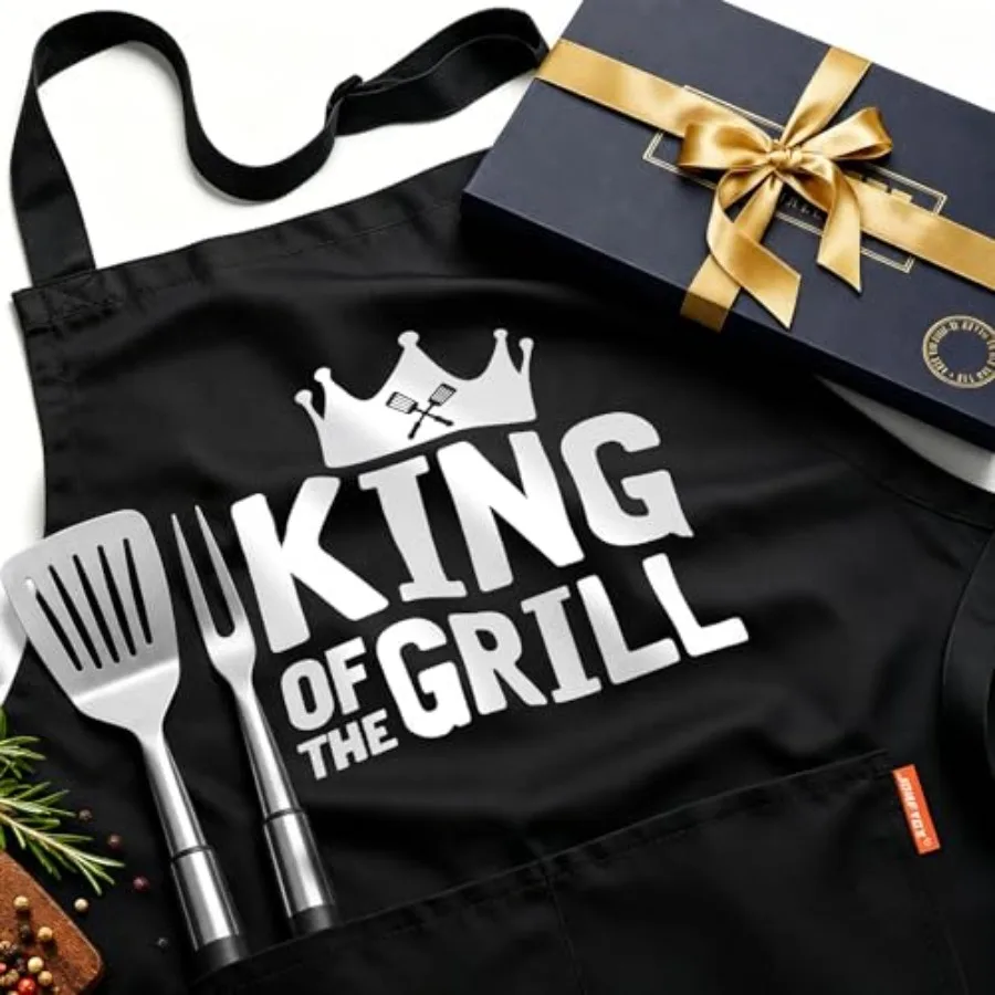 Kitchen Apron Gift for Men, BBQ Grilling Apron with 2 Pockets, Funny Birthday Christmas for Father Dda Husband Boyfriend, Water
Kitchen Apron Gift for Men, BBQ Grilling Apron with 2 Pockets, Funny Birthday Christmas for Father Dda Husband Boyfriend, Water
