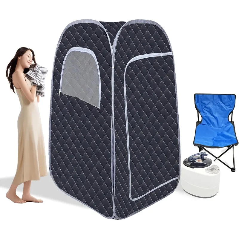 Portable Steam Sauna Box Foldable Sauna Room for Home Spa Outdoor Indoor Personal Home Sauna Tent with 3L 1100W Steamer
Portable Steam Sauna Box Foldable Sauna Room for Home Spa Outdoor Indoor Personal Home Sauna Tent with 3L 1100W Steamer
