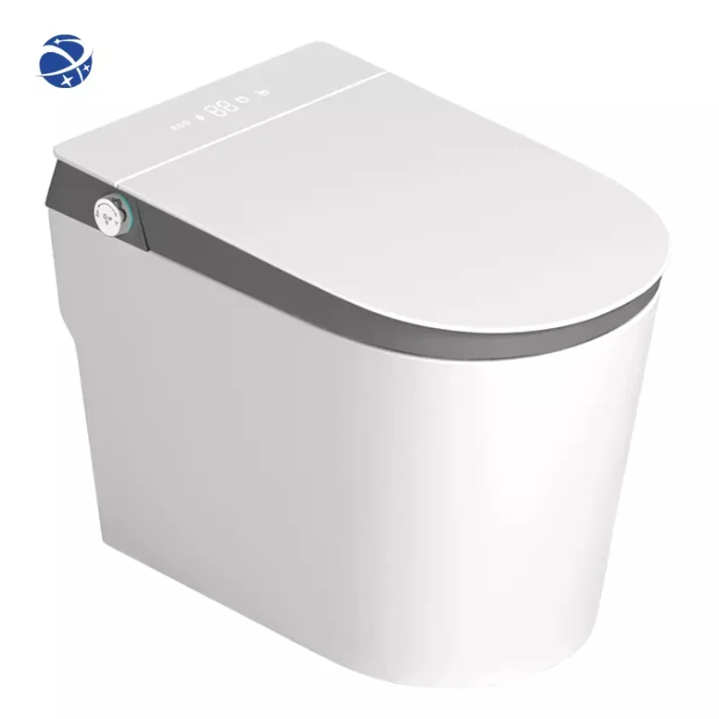 YYHC 2023 Hot Sale Smart Toilet Voice Automatic One-in-One Instant Flushing and Drying Automatic Flip Cover Siphon Toilet
YYHC 2023 Hot Sale Smart Toilet Voice Automatic One-in-One Instant Flushing and Drying Automatic Flip Cover Siphon Toilet