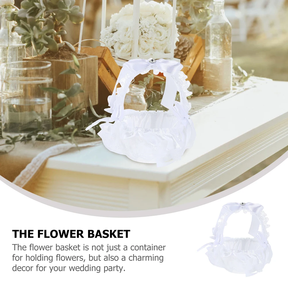 2pcs Lace Flower Wedding Handheld Petal Storage Bride Container Elegant Bride Flower Basket Girl Baskets Banquet
2pcs Lace Flower Wedding Handheld Petal Storage Bride Container Elegant Bride Flower Basket Girl Baskets Banquet