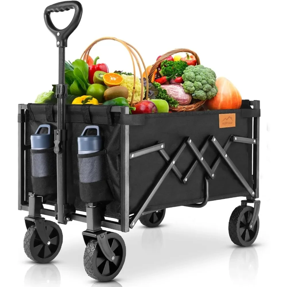 Collapsible Wagon Cart Foldable with 220lbs Weight Capacity, Lightweight Portable Folding Utility Grocery Shopping Cart
Collapsible Wagon Cart Foldable with 220lbs Weight Capacity, Lightweight Portable Folding Utility Grocery Shopping Cart