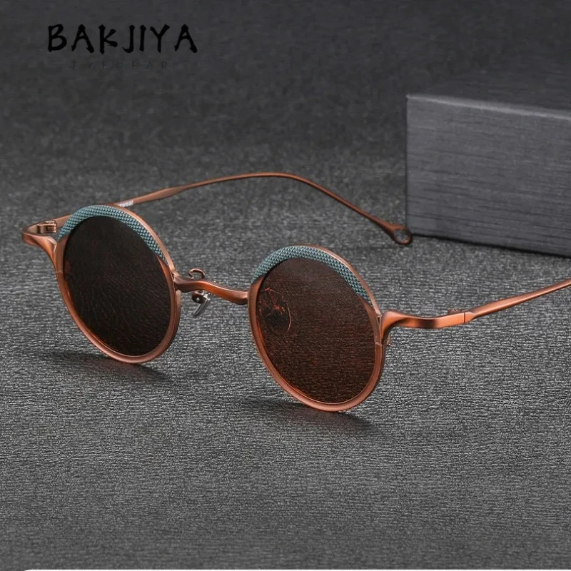 Vintage Pure Titanium Round Frame Sunglasses Trend Hip-hop Polarized Glasses UV400 Men Driving Fishing Luxury Brand Sunglasses
Vintage Pure Titanium Round Frame Sunglasses Trend Hip-hop Polarized Glasses UV400 Men Driving Fishing Luxury Brand Sunglasses