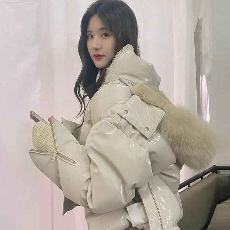 White Duck Down Jackets Women's 2023 New Parkas Hooded Down Coat Female Fur Collar Thicken Warm Outwear Loose Winter Jackets
White Duck Down Jackets Women's 2023 New Parkas Hooded Down Coat Female Fur Collar Thicken Warm Outwear Loose Winter Jackets