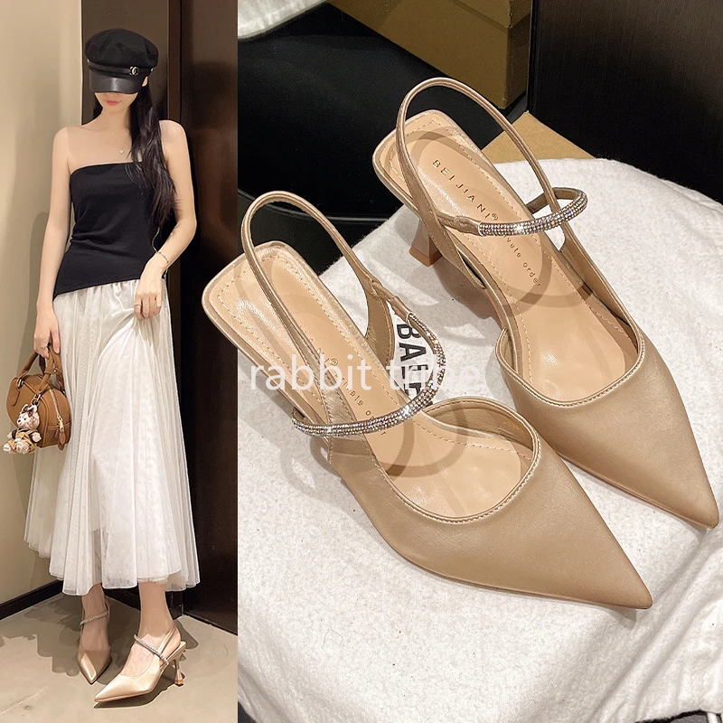 2026 New Fashion Design Straight Buckle High Heels Women's Sandals with Pointed Headtips Women's Shoes with Thin Heels
2026 New Fashion Design Straight Buckle High Heels Women's Sandals with Pointed Headtips Women's Shoes with Thin Heels