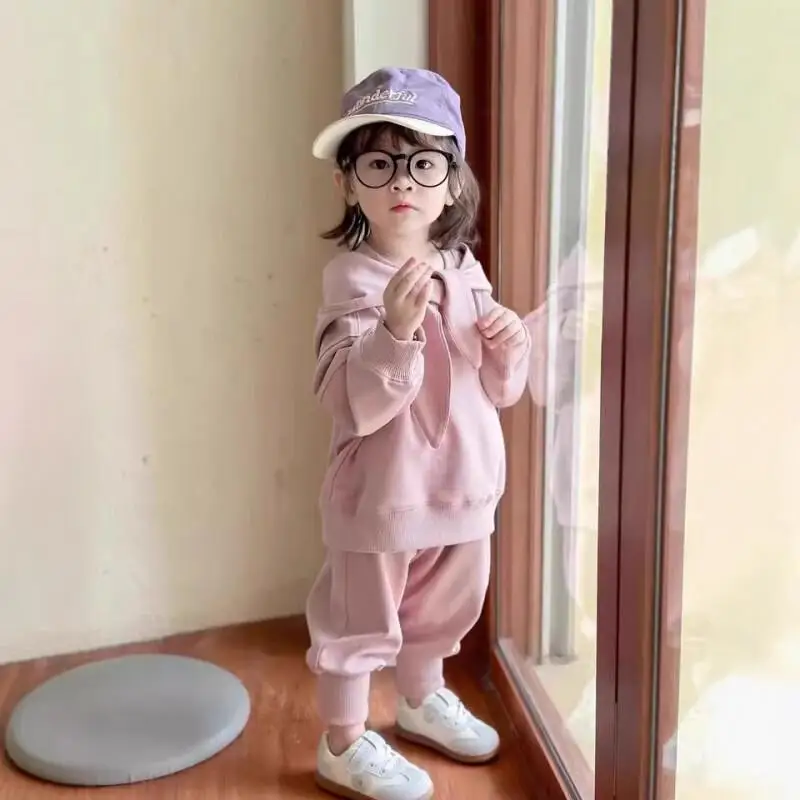 Kawaii Casual Tops Set Fashion 2 Piece Set Childrens Clothing Girls Hooded Sweatshirt Pants Set Fleece Lined Warm Winter Outfit
Kawaii Casual Tops Set Fashion 2 Piece Set Childrens Clothing Girls Hooded Sweatshirt Pants Set Fleece Lined Warm Winter Outfit