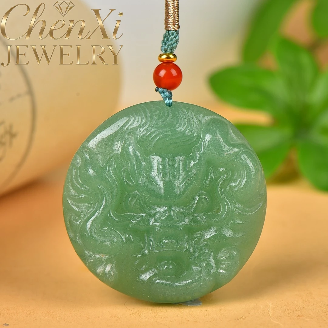 High-End Natural Jade Zodiac Dragon Pendant Fortune Amulet Fashion Lucky Jewelry Authentic Gem Charm For Gift Exquisite Popular
High-End Natural Jade Zodiac Dragon Pendant Fortune Amulet Fashion Lucky Jewelry Authentic Gem Charm For Gift Exquisite Popular