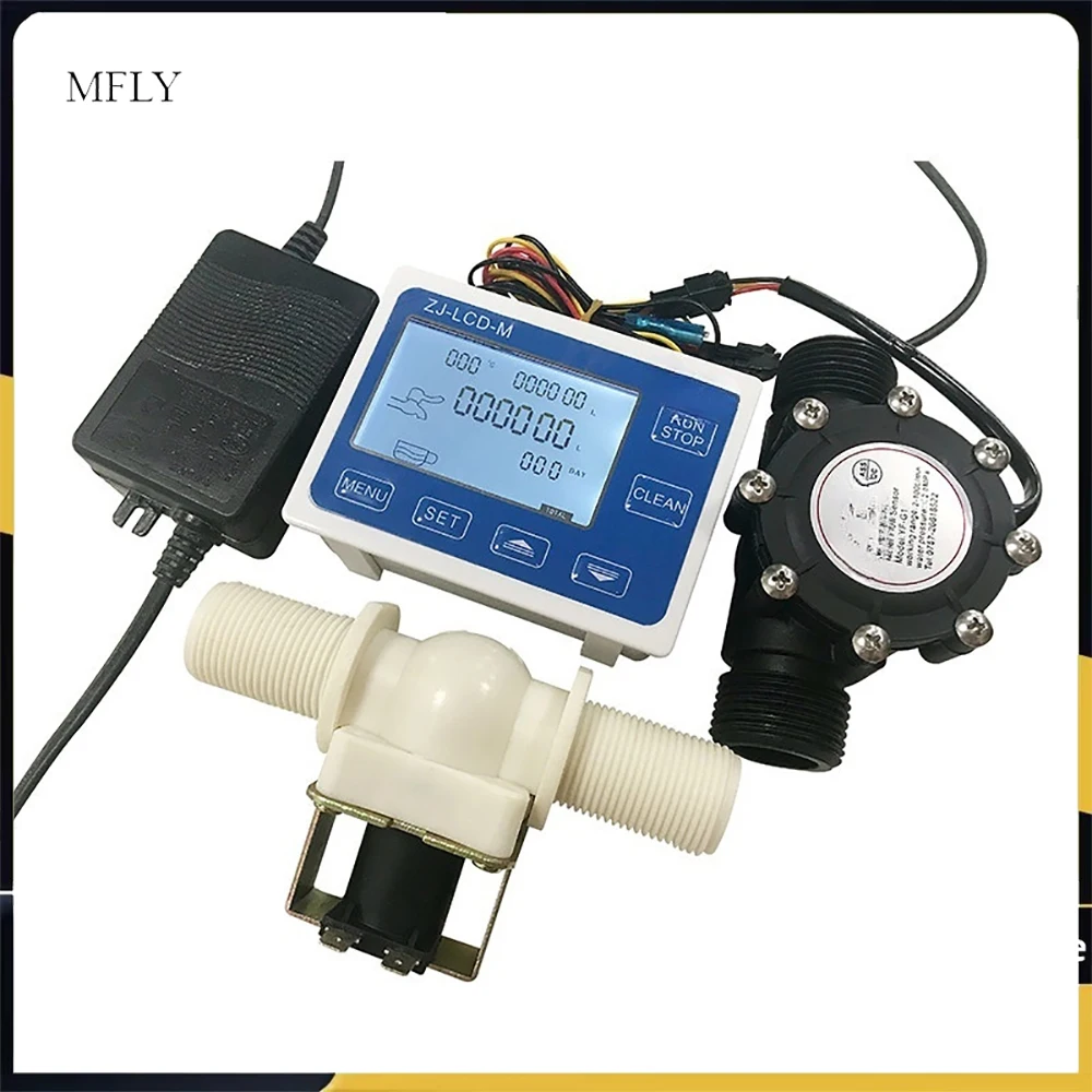 ZJ-LCD-M G1 Liquid Quantitative Flow Controller Filling Kit w/ Digital Flow Meter & 1" Solenoid Valve for Water Control
ZJ-LCD-M G1 Liquid Quantitative Flow Controller Filling Kit w/ Digital Flow Meter & 1" Solenoid Valve for Water Control