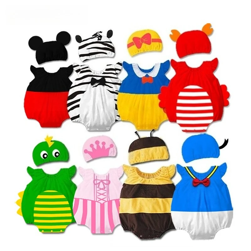 Cartoon Baby Sleeveless Romper Summer Infant Outfit Hat 2pcs Unisex Boys Girls Cute Onesie Cotton Jumpsuit Newborn Daily Outfit
Cartoon Baby Sleeveless Romper Summer Infant Outfit Hat 2pcs Unisex Boys Girls Cute Onesie Cotton Jumpsuit Newborn Daily Outfit