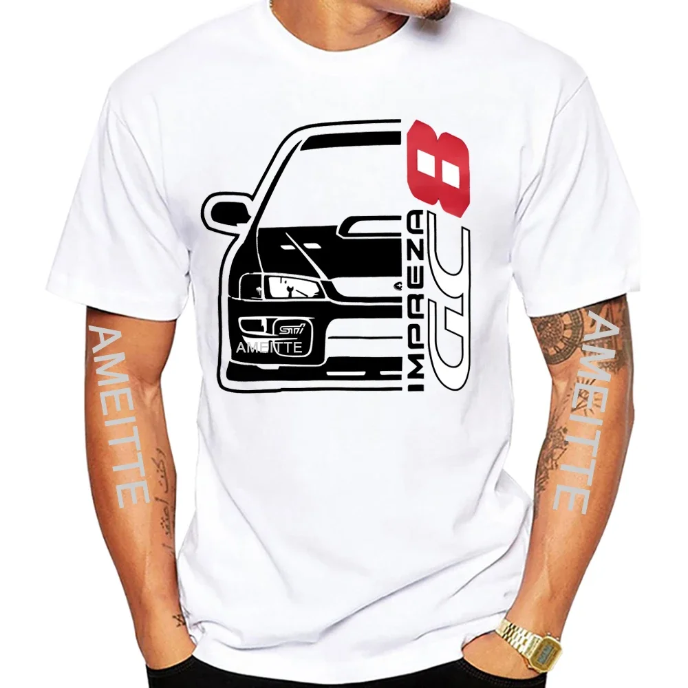 AMEITTE New Summer Men Short Sleeve Impreza STI GC8 T-Shirt Harajuku Japan Car Print White Casual Boy Tees Hipster Cool Man Tops
AMEITTE New Summer Men Short Sleeve Impreza STI GC8 T-Shirt Harajuku Japan Car Print White Casual Boy Tees Hipster Cool Man Tops