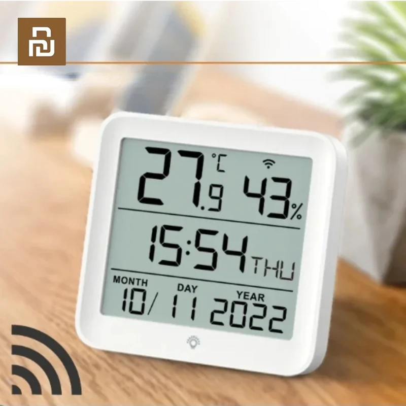 Датчик влажности и температуры Xiaomi Tuya с Wi-Fi, гигрометр, термометр с подсветкой для умного дома, с поддержкой Alexa Google, гигрометр
Датчик влажности и температуры Xiaomi Tuya с Wi-Fi, гигрометр, термометр с подсветкой для умного дома, с поддержкой Alexa Google, гигрометр