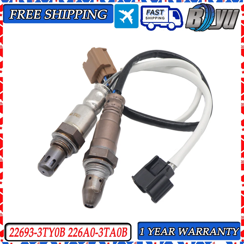 2pcs Upstream & Downstream Oxygen 02 Sensor 22693-3TY0B 226A0-3TA0B for Nissan 2.5L Altima 2015 2016 2017
2pcs Upstream & Downstream Oxygen 02 Sensor 22693-3TY0B 226A0-3TA0B for Nissan 2.5L Altima 2015 2016 2017