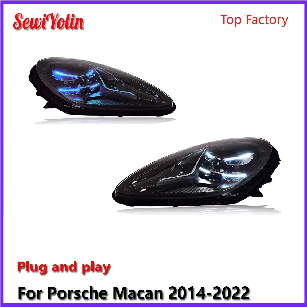 Car LED Headlight Light Assemblies For Porsche Macan 2014-2022 Auto Fog DRL Brake Turn Signal Lamp Plug And Play
Car LED Headlight Light Assemblies For Porsche Macan 2014-2022 Auto Fog DRL Brake Turn Signal Lamp Plug And Play