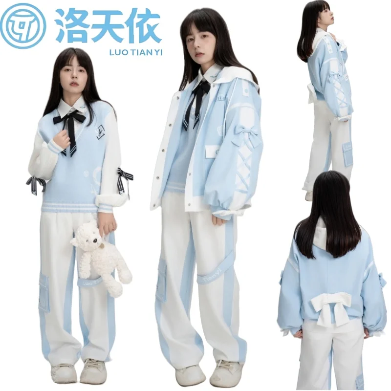 New Luo Tianyi Sweater Cartoon Luo Tianyi Casual Pants Co-branded Derivative Clothing Girl Festival Gift Casual Fashion
New Luo Tianyi Sweater Cartoon Luo Tianyi Casual Pants Co-branded Derivative Clothing Girl Festival Gift Casual Fashion