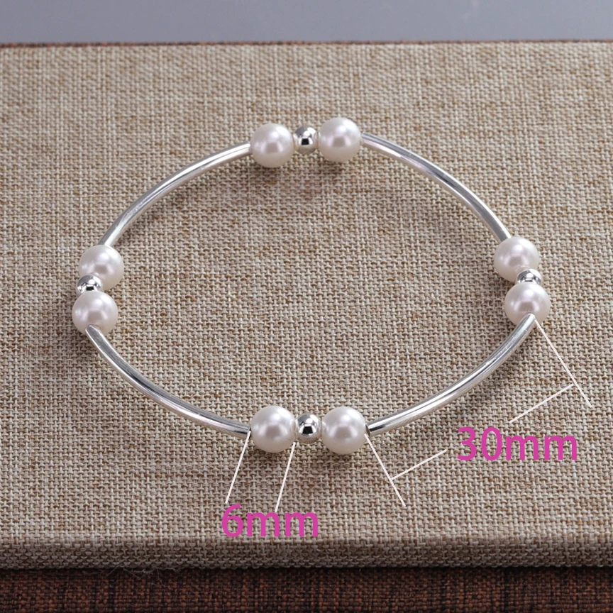 VENTFILLE 925 Sterling Silver Natural Shell Pearl Bracelet For Women Gift Cute Trendy Simple Jewelry Dropshipping Wholesale
VENTFILLE 925 Sterling Silver Natural Shell Pearl Bracelet For Women Gift Cute Trendy Simple Jewelry Dropshipping Wholesale