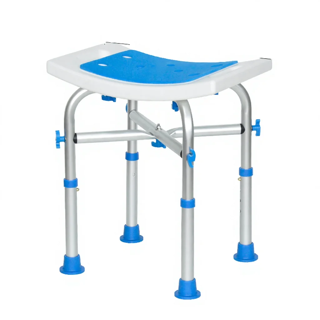 Aluminum Alloy Adjustable Bath Chair with 150kg Capacity for Disabled Bathroom Use-Rehabilitation Therapy Supplies
Aluminum Alloy Adjustable Bath Chair with 150kg Capacity for Disabled Bathroom Use-Rehabilitation Therapy Supplies