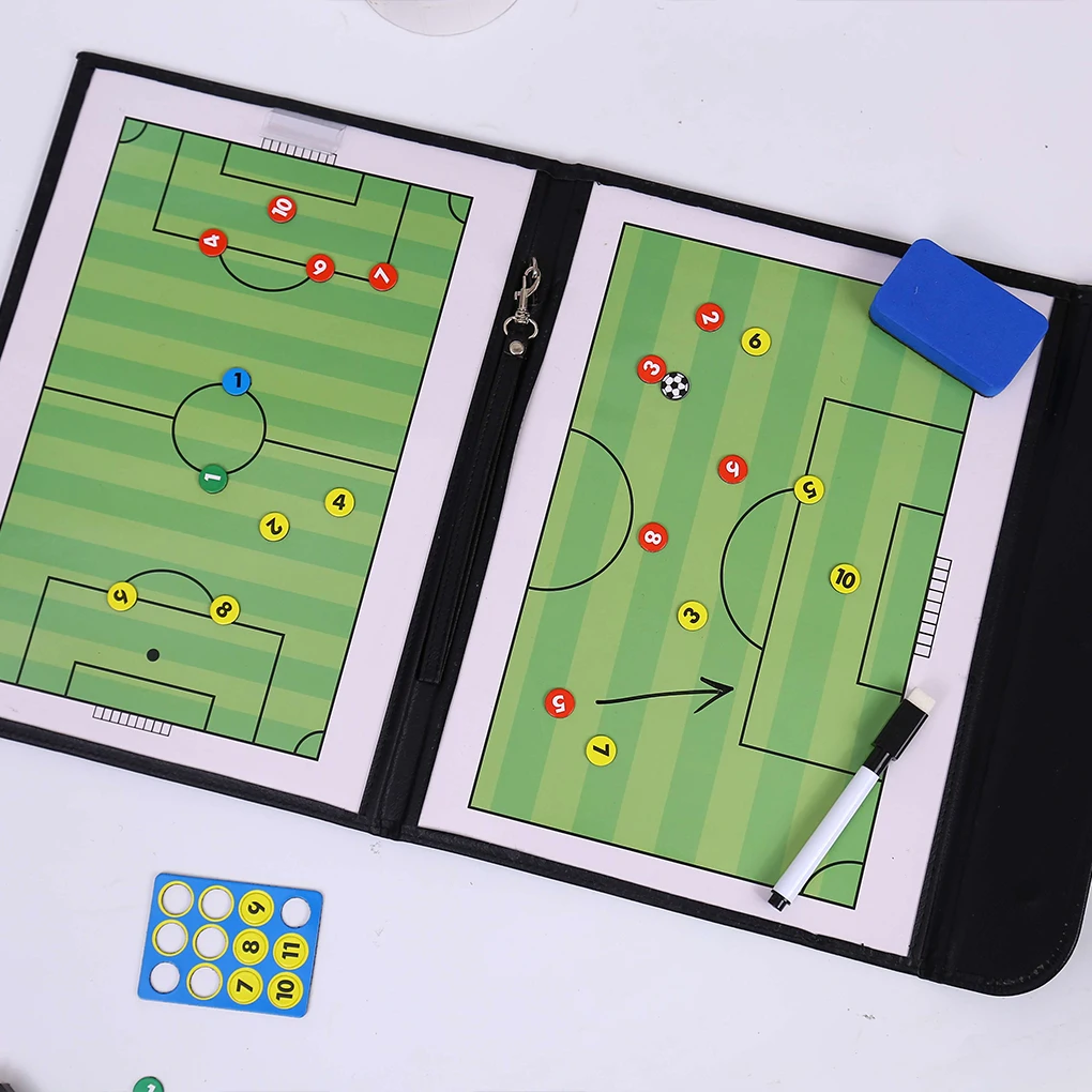 Foldable Basketball Magnetic Soccer Tactical Board 54cm Football Coachs Training Tactic Clipboard Game Strategy Coaching Tool
Foldable Basketball Magnetic Soccer Tactical Board 54cm Football Coachs Training Tactic Clipboard Game Strategy Coaching Tool