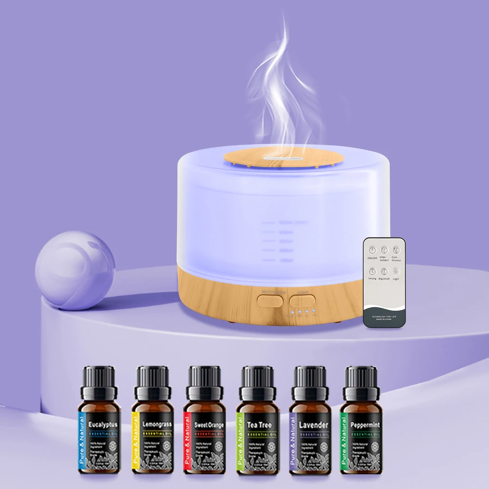 16.91oz Diffuser Ultrasonic Mist + Air Humidifier + Aroma Therapy + Mood Lighting + Safety Timer | 6 Essential Oils Kit
16.91oz Diffuser Ultrasonic Mist + Air Humidifier + Aroma Therapy + Mood Lighting + Safety Timer | 6 Essential Oils Kit