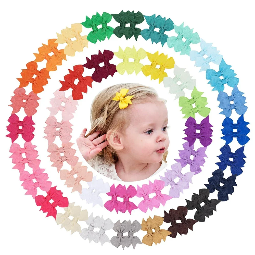 20-60PCS Newborn Baby Hair Clips 2.2'' Fully Lined Tiny Hair Bows Alligator Clips for Girls Infants Toddlers Photography Props
20-60PCS Newborn Baby Hair Clips 2.2'' Fully Lined Tiny Hair Bows Alligator Clips for Girls Infants Toddlers Photography Props