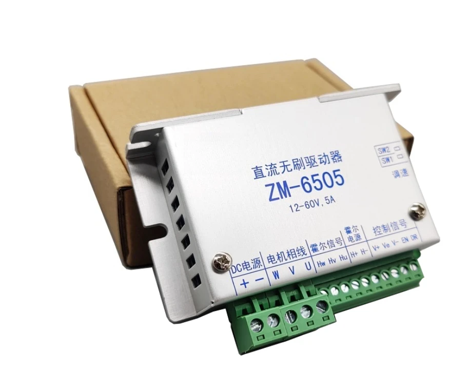 ZM-6405E 48V DC brushless controller Drive brushless DC motor below 200W BLDC driver
ZM-6405E 48V DC brushless controller Drive brushless DC motor below 200W BLDC driver