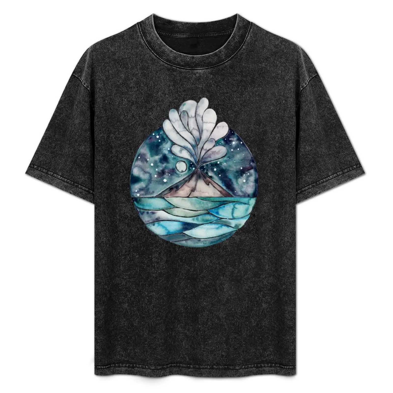 Stromboli Volcano at Midnight – Blue Palette T-Shirt All Match Basic Short Sleeve Top
Stromboli Volcano at Midnight – Blue Palette T-Shirt All Match Basic Short Sleeve Top