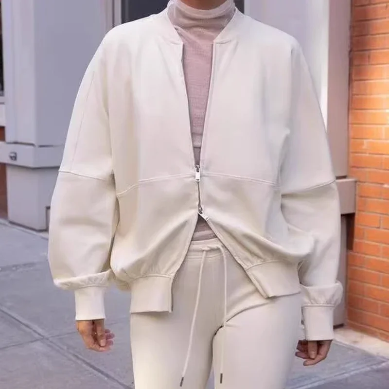 Осень-зима, женская куртка на молнии, пальто, однотонная верхняя одежда, женская повседневная женская уличная одежда, пальто с открытой строчкой, топы
Осень-зима, женская куртка на молнии, пальто, однотонная верхняя одежда, женская повседневная женская уличная одежда, пальто с открытой строчкой, топы