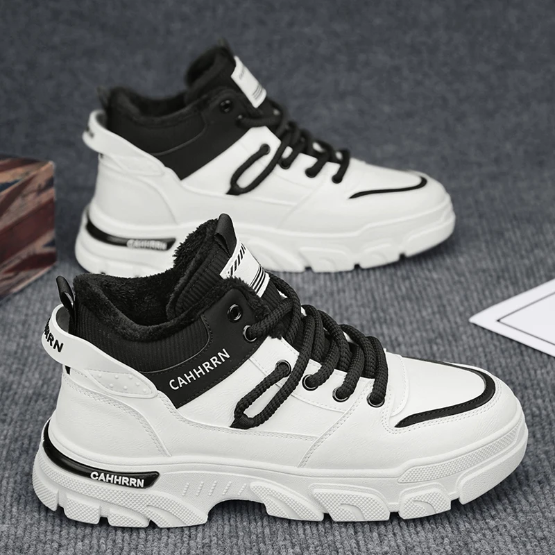 Warm Fleece Lined High Top Men's Shoes Trendy Retro British Style Workwear Boots Winter Season Non Leather Or Patchwork Casual
Warm Fleece Lined High Top Men's Shoes Trendy Retro British Style Workwear Boots Winter Season Non Leather Or Patchwork Casual