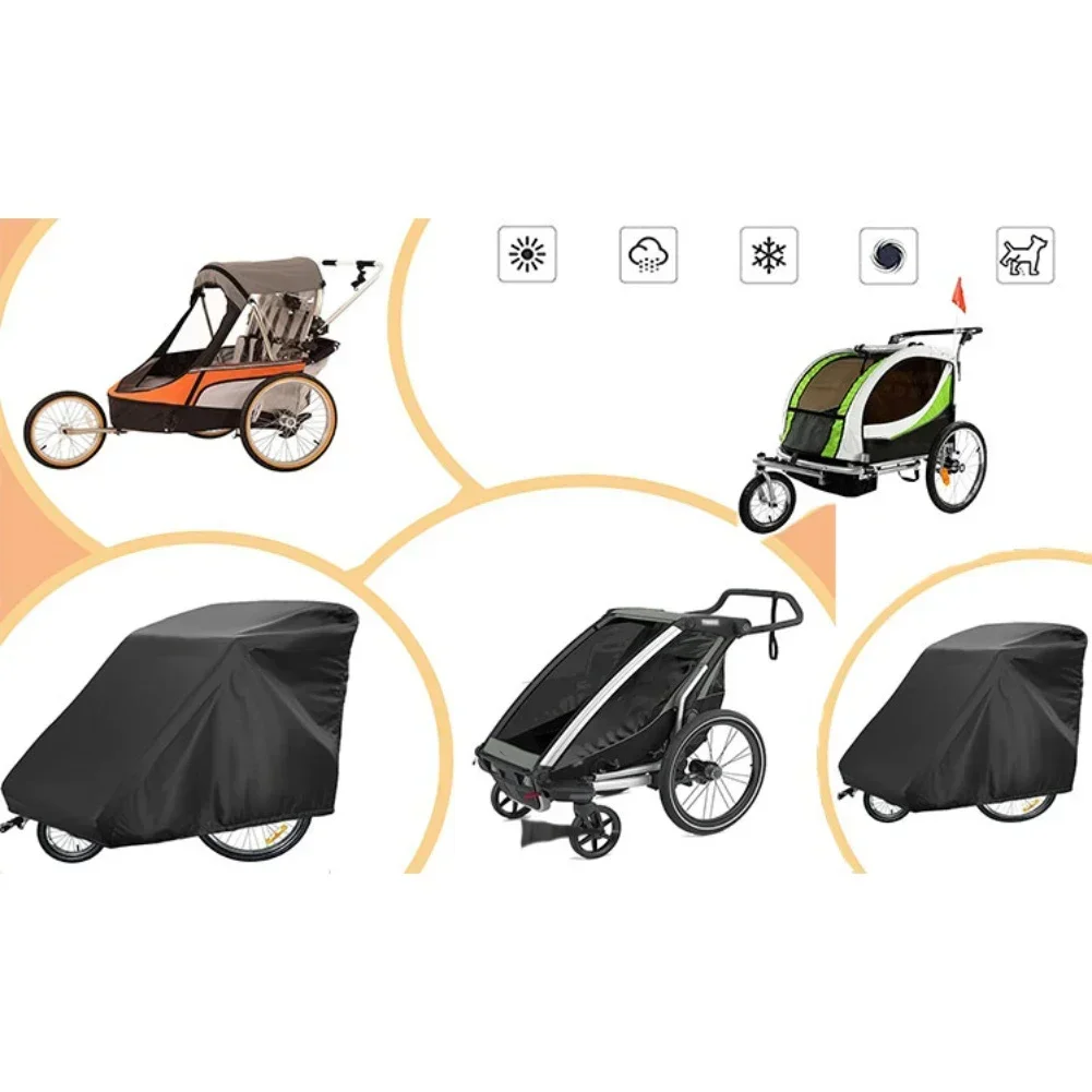 For Bicy Trailer Cover For Child & Pet Carrier Trailers,Waterproof 210D Oxford Cloth Garden Home Dust Covers 140*84*99CM
For Bicy Trailer Cover For Child & Pet Carrier Trailers,Waterproof 210D Oxford Cloth Garden Home Dust Covers 140*84*99CM