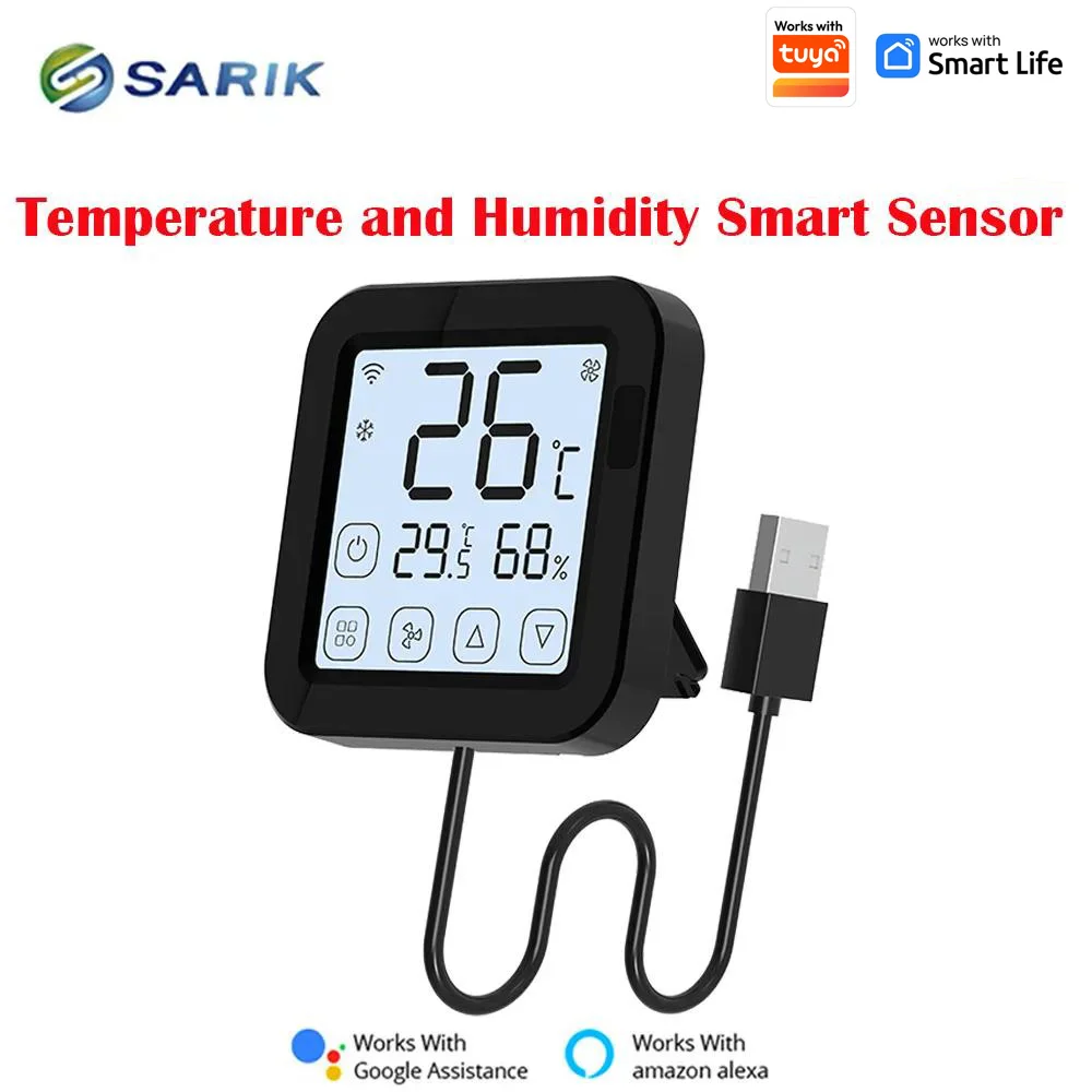 Works Tuya WiFi Smart Temperature & Humidity Sensor with LCD Screen Infrared Sensor IR Remote Control &voice Alexa Google Home
Works Tuya WiFi Smart Temperature & Humidity Sensor with LCD Screen Infrared Sensor IR Remote Control &voice Alexa Google Home