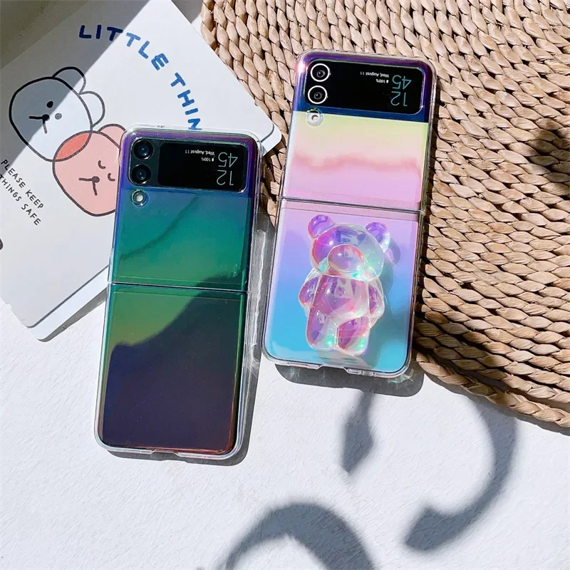 Laser Bear Phone Stand Case for Samsung Galaxy Z Flip 6 5 4 3 Protective Back Cover for ZFlip4 ZFlip5 ZFlip6 Case
Laser Bear Phone Stand Case for Samsung Galaxy Z Flip 6 5 4 3 Protective Back Cover for ZFlip4 ZFlip5 ZFlip6 Case