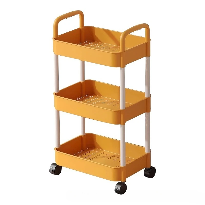 Multi-layer bookshelf Floor-to-ceiling shelf Removable kitchen Vegetable basket Snack storage trolley Bedroom bedside shelfs
Multi-layer bookshelf Floor-to-ceiling shelf Removable kitchen Vegetable basket Snack storage trolley Bedroom bedside shelfs