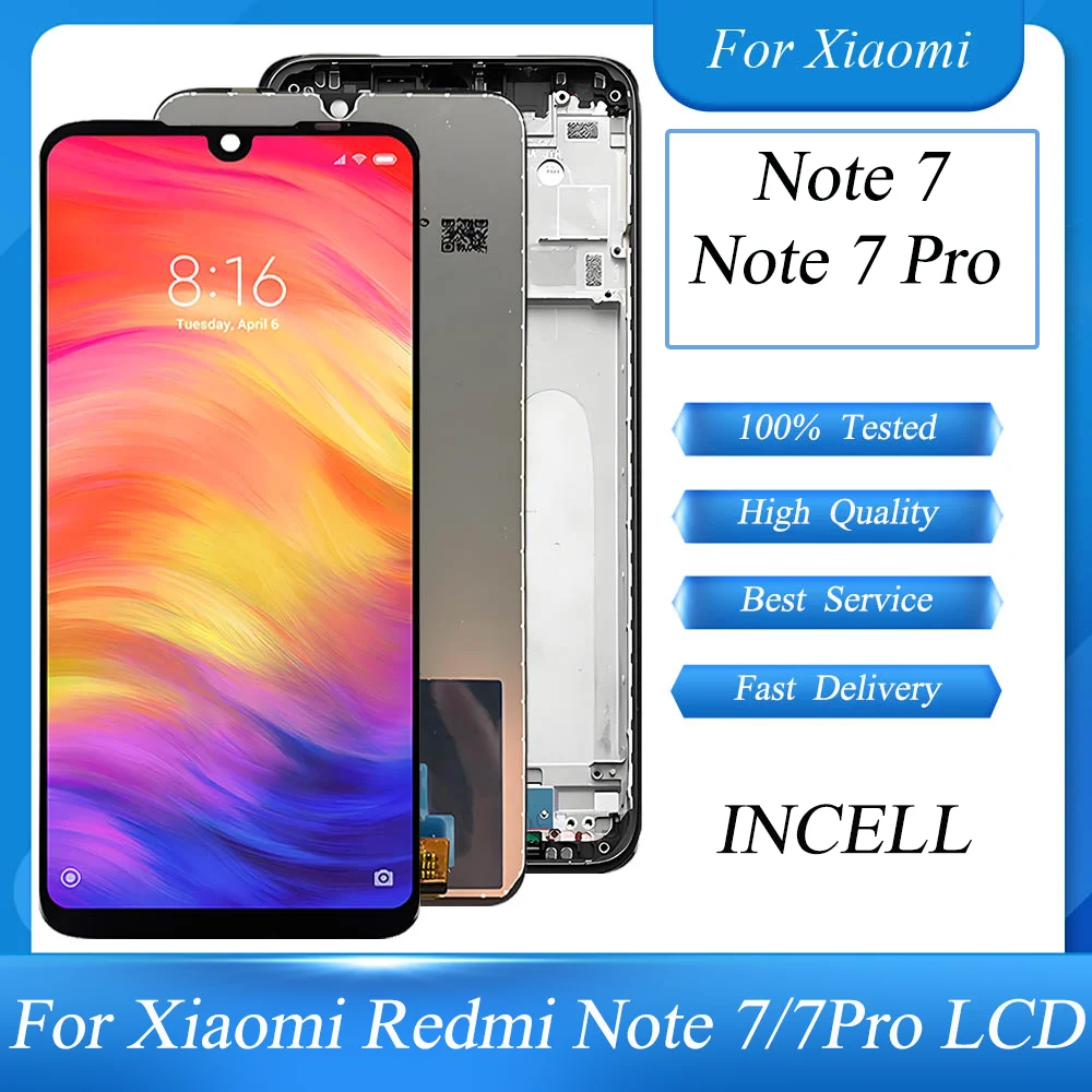 6,3 " протестировано для Xiaomi Redmi Note 7, ЖК-дисплей, преобразователь сенсорного экрана в сборе для Redmi Note 7 Pro, замена ЖК-экрана
6,3 " протестировано для Xiaomi Redmi Note 7, ЖК-дисплей, преобразователь сенсорного экрана в сборе для Redmi Note 7 Pro, замена ЖК-экрана