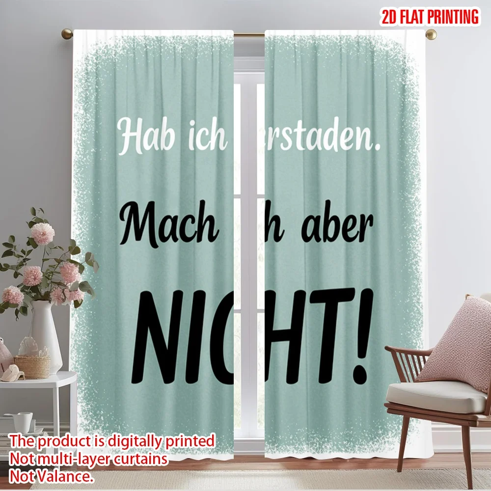 2pcs 2D flat printing Window Curtains Understood, will do Fabric Without Electricity Family Party Use for Photo Booths & Events
2pcs 2D flat printing Window Curtains Understood, will do Fabric Without Electricity Family Party Use for Photo Booths & Events
