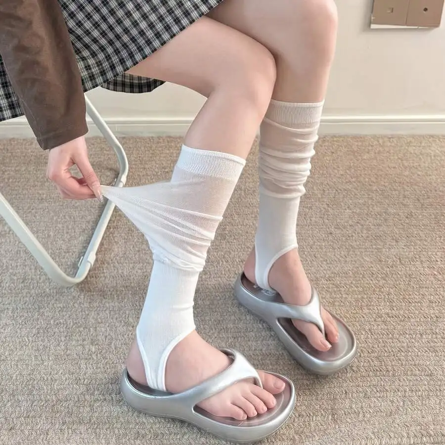 Spring Summer Thin Mesh Knee High Socks Breathable Footless Leg Warmers For Women
Spring Summer Thin Mesh Knee High Socks Breathable Footless Leg Warmers For Women