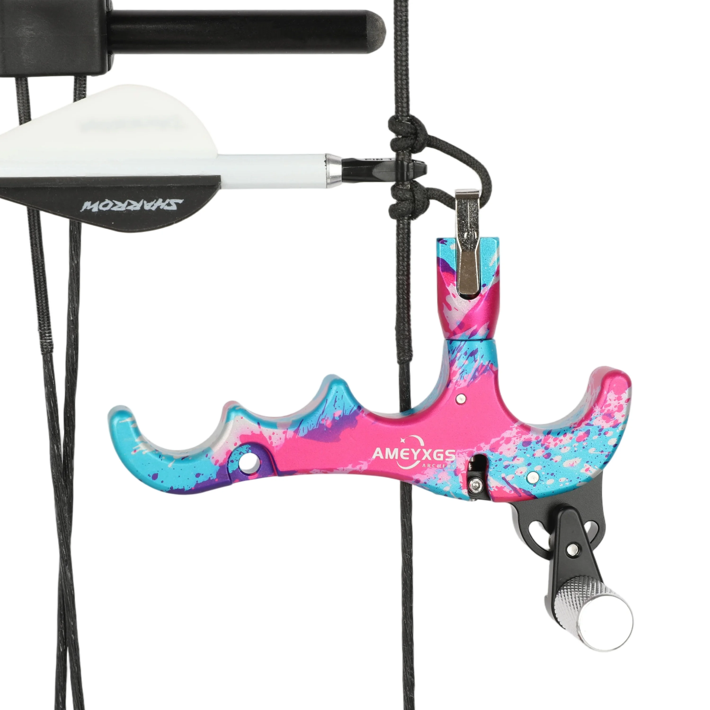 Archery 4 Finger Release Aids 360° Jaws LH/RH Compound Bow Target Shooting Hunting Practice Releaser Sensitivity Adjustable
Archery 4 Finger Release Aids 360° Jaws LH/RH Compound Bow Target Shooting Hunting Practice Releaser Sensitivity Adjustable